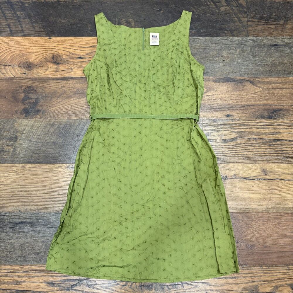 100% Cotton Faded Glory Green Dress